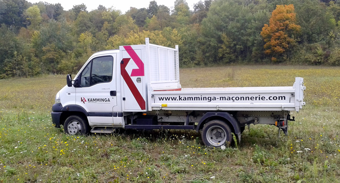 camion de l'entreprise kamminga