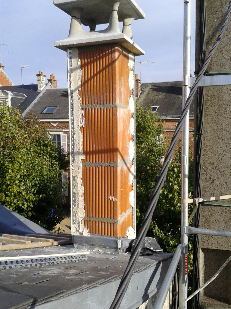 Création d'une cheminée