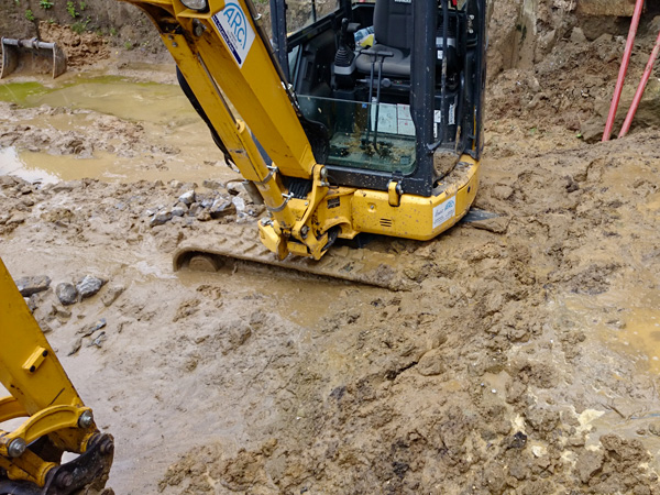 travaux de terrassement